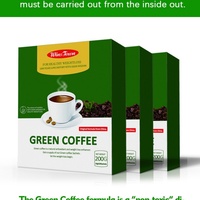 Café de Ginseng Verde Adelgazante al por Mayor Winstown, Hierbas Naturales para la Dieta, Etiqueta Privada, Café Instantáneo de Ganoderma para la Pérdida de Peso