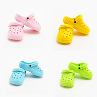 Chaussures pour chiens BunnyHi DDX001, mignonnes, écologiques, résistantes à l'usure, respirantes, colorées, pour petits animaux, chaussures de plage toutes saisons