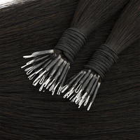 Extensions de cheveux Qingdao Rawhair Nano Tip 100% cheveux humains, anneaux nano invisibles, légers, fournisseur en gros pour salons