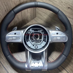 Volante de Fibra de Carbono y Alcántara con Perilla OLED para Mercedes Benz <span class=keywords><strong>AMG</strong></span> G63 W212 W222 W213 W205 W211 W204 CLA CLS <span class=keywords><strong>SL500</strong></span> - Product Image 5