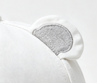 Gorra de Béisbol Deportiva de 6 Paneles con Visera para Bebés, Unisex, de Poliéster/Algodón, con Diseño Adorable para Niños