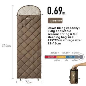 Saco <span class=keywords><strong>de</strong></span> <span class=keywords><strong>dormir</strong></span> portátil para un solo adulto extra grueso para acampar al aire libre - Product Image 2