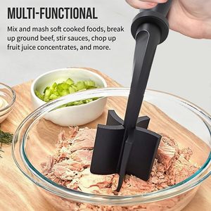 เครื่องบดเนื้อทนความร้อนแบบใช้มือสำหรับเนื้อบดทำแฮมเบอร์เกอร์ - Product Image 5