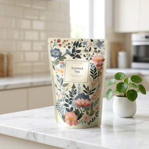 Bolsa Doypack de Mylar con Cierre Hermético, Personalizable con Logotipo, Reciclable, para Empacar Café en Grano, Dulces, Flores, Té, OEM, ODM - Product Image 1