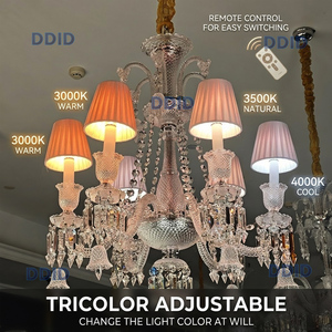 Lustres suspendus modernes en cristal, luminaires de plafond pour salon, éclairage décoratif - Product Image 5