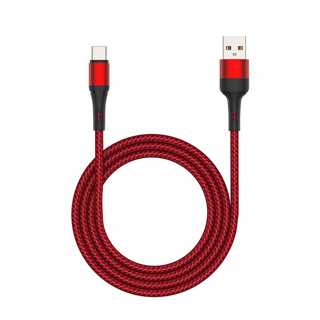 Wholesales OEM Usb a to c Nylon Braided Usb Charge Cable for Gamepad Mp4 Charging