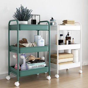 Portable trolley storage rack for bedrooms, snacks, cosmetics, multi-layer bedside storage rack, kitchen storage rack - Product Image 2