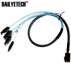 1M Mini Sas HD Sff8643 Đến 4 Cáp Sata Bo Mạch Chủ Kết Nối Bảng Nối Bộ Điều Hợp Cáp Dữ Liệu Đĩa Cứng Sff 8643 Đến 4 Sata - Product Image 4