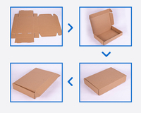 High Quality Customizable Size Mixed Color Recycled Paper Environmental Mailer Gift Box UV Coating Matt Lamination Embossing