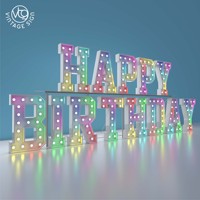 Grandes enseignes lumineuses géantes à LED de 4 pieds, lettres lumineuses géantes de 3 pieds, numéros et lettres lumineux de haute qualité