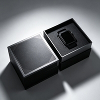 Boîte d'emballage de montre intelligente de luxe personnalisée, boîte cadeau en carton rigide, boîte en papier de qualité supérieure pour montre intelligente, vente en gros