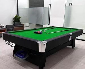 Siap untuk dikirim grosir termurah dalam ruangan klasik 7 kaki 8 kaki 9 kaki marmer batu tulis atas Amerika biliar kolam renang meja dengan bola kembali otomatis - Product Image 3