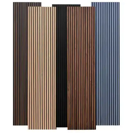 2400mm*600mm Cinema Sound Proof Accent Wallboard Soundproof Wooden Slat Wood Wall Acoustic Panel for Hotel