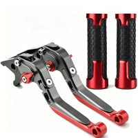 Palancas de Freno y Embrague Ajustables de Aluminio CNC, Accesorios Universales para Manillar de Motocicleta Modificado