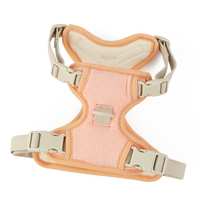 Tissu gaufré doux respirant de haute qualité sans traction harnais pour chien de compagnie harnais pour chien chiot réglable pour promenade de chien