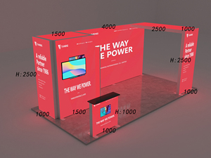 Caja de Luz para Ferias Comerciales, Perfil de Aluminio de Alta Calidad, Stand Publicitario con Iluminación Portátil SEG, Retroiluminación Portátil para Ferias Comerciales - Product Image 4