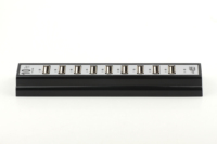 Hub USB 2.0 de bureau avec 10 ports pour poste de travail, ordinateur portable, périphérique d'extension informatique