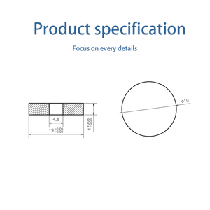 Nhiệt độ cao Nam Châm Đất Hiếm sm2co17 kháng động cơ đĩa nam châm <span class=keywords><strong>smco</strong></span> vật liệu từ tính samarium Cobalt nam châm - Product Image 2