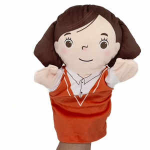 Tùy chỉnh 25cm 9 inch giáo dục sớm tương tác cha mẹ trò chơi cha-con rối siêu mềm sang trọng tay con rối - Product Image 2