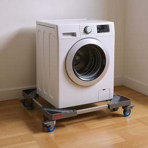 Base ajustable de aluminio Vevor para lavadora con ruedas bloqueables para electrodomésticos - Product Image 2