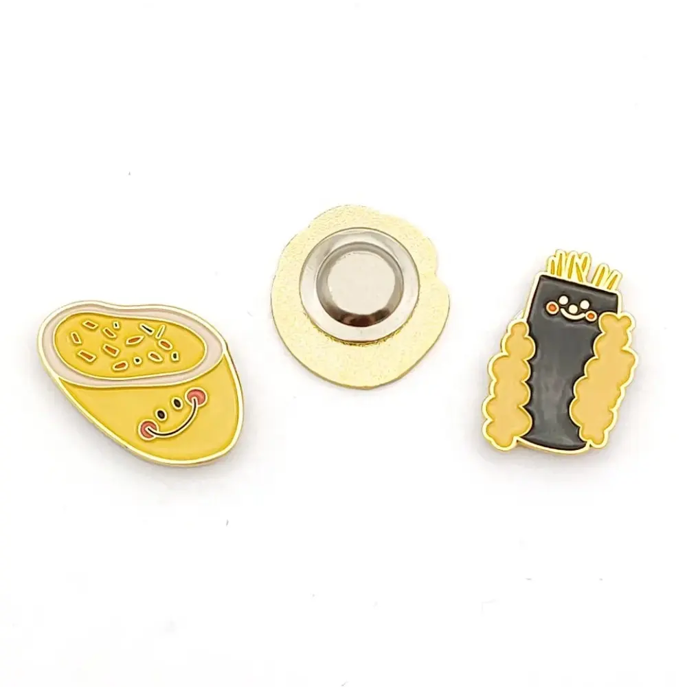 Spille vuote a sublimazione personalizzate fai da te con badge a bottone in smalto che rende la macchina smile face pin badge