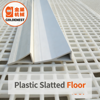 Goldenest Kolay Temizlenen Plastik Kümes Hayvanları Dışkı Sızıntı Önleyici Izgaralı Zemin (Broiler ve Damızlık Tavuk Yetiştiriciliği için)