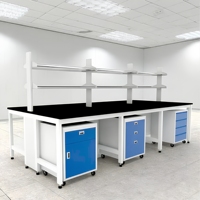Meubles de laboratoire scolaire et universitaire durables au design moderne, table de laboratoire de recherche scientifique
