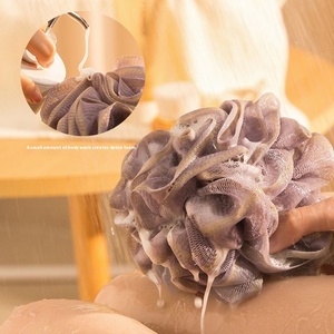 Esponja de Baño Extra Suave con Forma de Flor, Exfoliante, No Desprende Pelusa, Duradera, 50g, Cuidado Corporal para Niñas - Product Image 3