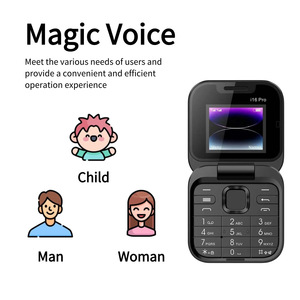Nuevo Teléfono Móvil Mini Flip 2024, Radio FM, Voz Mágica, Lista Negra, Marcación Rápida, Vibración, 2 Tarjetas SIM, Pantalla Pequeña, Teléfono Celular Plegable - Product Image 6