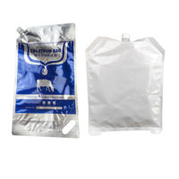 Sac d'alimentation en colostrum aseptique en feuille d'aluminium 2.5L 4L personnalisé avec tube d'alimentation en silicone pour veau de 60cm et 120cm
