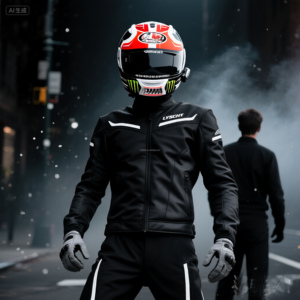 Ly2067 1 Giacca Urbana da Moto da Corsa Abbigliamento Invernale da Uomo Impermeabile Calda Protettiva da Equitazione Cappotto Attrezzatura - Product Image 2
