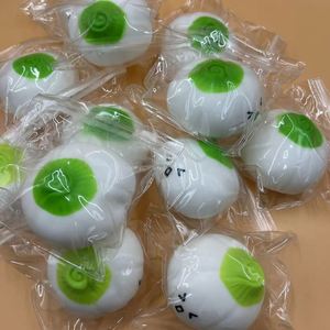 New Realistic 7.5cm Soft Baby Garlic Squeeze Toy Stress Relief Fidget Gifts for Kids and Adults Wholesale Available - Product Image 1