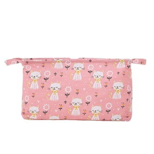 Cosmetics Box Hot Selling Design Desktop Underwear Socks Sundries Cosmetics Storage Box Fabric Large Storage Box Student Storage Bag