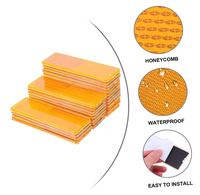 Réflecteur automatique Orange Side Lights réflecteur en plastique pour remorques camions voitures remorques caravanes avec E-Mark