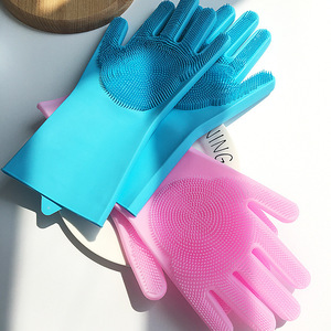 Gants de nettoyage pliables en silicone de qualité alimentaire, sans BPA, écologiques, durables, résistants aux hautes températures, vente en gros - Product Image 6