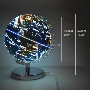 Globe terrestre éducatif de 22,8 cm Globe terrestre et carte du <span class=keywords><strong>monde</strong></span> en anglais avec lumière par cordon - Product Image 3