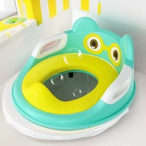 Siège de toilette d'apprentissage pour tout-petits avec coussin antidérapant grand format et marchepied – Entraîneur de toilette sécurisé pour bébés garçons et filles - Product Image 2