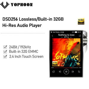 Lecteur de musique Mp3 portable haute fidélité sans perte, connexion Bluetooth et filaire, écran tactile complet IPS, autonomie de la batterie de 90 heures - Product Image 5