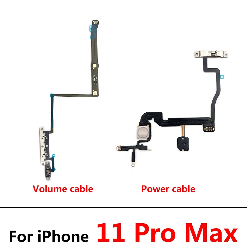 Bouton Latéral + Volume/mute Jaune Pour IPhone 11 - Pièce De Rechange Neuve, Marque GLOBALSTOCK