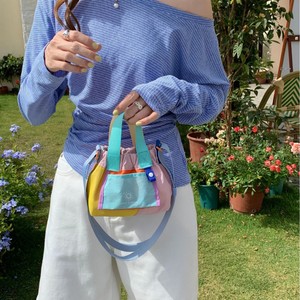 Bolso Mini Tipo Cubo Colorido de 7 Pulgadas, Resistente al Agua, Vertical, Cuadrado, Bandolera para Mujer, para Uso Diario - Product Image 1