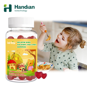 Calcium gommeux sans sucre pour enfants Plus vitamine D3 Système immunitaire et santé des os Soutient la force des os - Product Image 1