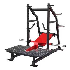 Machine à Squat à Courroie Rhino à Gamme de Mouvement Complète, à Charge de Plaques, pour Squat Profond, Entraînement des Jambes et des Hanches, Usage Commercial en Salle de Sport - Product Image 1