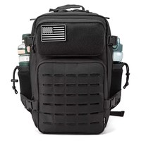 TONMO Haute Qualité Vente en Gros 45L Laser Cut Camouflage Tactique Sac À Dos Double Porte-Gobelet Étanche Polyester Personnalisé Grand