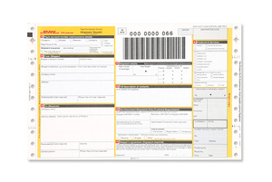 Personalizado impreso DHL Barcode Courier Bill Air Waybill para paquete de seguimiento - Product Image 4