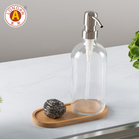 Distributeur de savon double moderne en acier inoxydable sur mesure avec pompe à lotion – Vente en gros usine