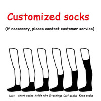 Chaussettes de sport antidérapantes antidérapantes pour le football Logo personnalisé