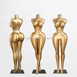 Maniquí de Cuerpo <span class=keywords><strong>Entero</strong></span> para Tienda, Estilo BBL, Curvilíneo, Cintura Pequeña, Caderas Anchas, Color Dorado - Product Image 6