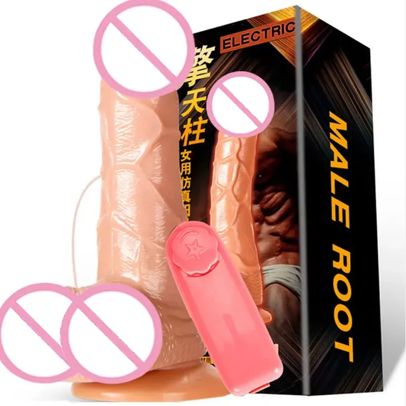 Realistische Dildo Hautgefühl-Spielzeug für Damen großer Penis mit Saugnapf weiblicher Masturbator Analsexprodukt