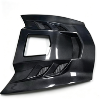 Capot avant en fibre de carbone C7 Z06 ventilé avec vitre pour Corvette C7 Z06 2014-2019