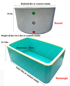 Guangzhou Barry comercial al aire libre suelo Pvc automático inflable piscina gota puntada tela seguridad Malla tela piscina - Product Image 5